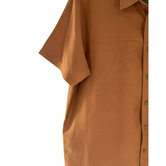 The North Face Shirt Mens XL Gingham Plaid Short Sleeve Chest Pocket Button Up - Picture 6 of 10